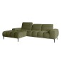 Narożnik GIANO S układ L Lewostronny z elektryczną regulacją siedziska w ktaninie AUSTIN 12 WERSAL