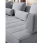 Narożnik GIOTTO L Prawostronnyelektryczna regulacja siedziska tkanina PERFECT HARMONY 80 WERSAL