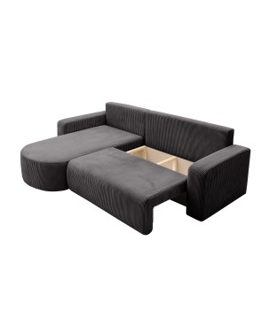 Narożnik BIS XL Uniwersalny z funkcją spania POSO 22 DomoHome