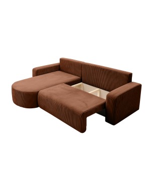Narożnik BIS XL Uniwersalny z funkcją spania POSO 39 DomoHome