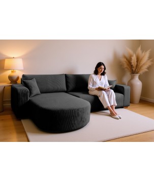 Narożnik BIS XL Uniwersalny z funkcją spania POSO 135 DomoHome