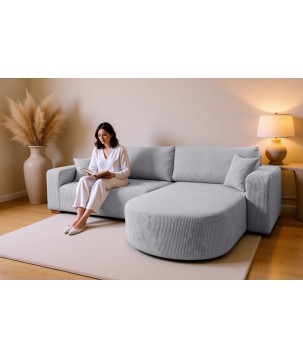 Narożnik BIS XL Uniwersalny z funkcją spania POSO 110 DomoHome