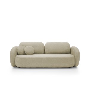 Sofa OLIO z funkcja spania i pojemnikiem BEŻOWY ARAGON 03