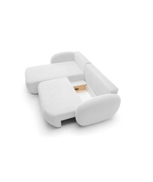 Narożnik OLIO Lewostronny w tkaninie Aragon 01