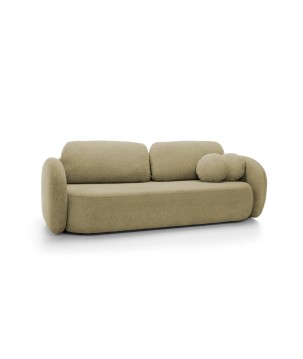 Sofa OLIO z funkcja spania i pojemnikiem OLIWKOWY ARAGON 35
