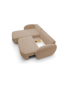 Narożnik OLIO Lewostronny w tkaninie Aragon 14