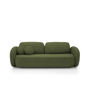 Sofa OLIO z funkcja spania i pojemnikiem ZIELONY ARAGON 39