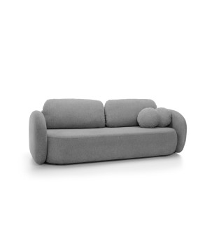 Sofa OLIO z funkcja spania i pojemnikiem SZARY ARAGON 72