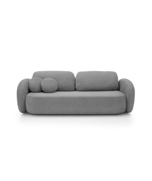 Sofa OLIO z funkcja spania i pojemnikiem SZARY ARAGON 72