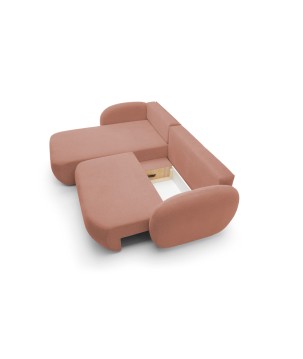 Narożnik OLIO Lewostronny w tkaninie Aragon 59