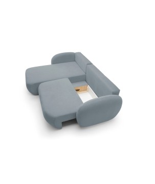 Narożnik OLIO Lewostronny w tkaninie Aragon 72