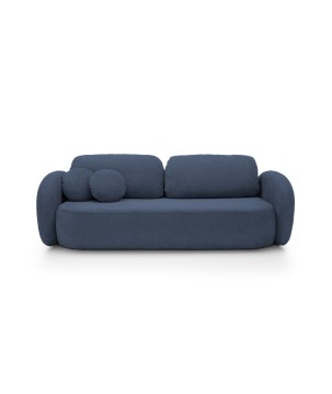 Sofa OLIO z funkcja spania i pojemnikiem NIEBIESKI ARAGON 79