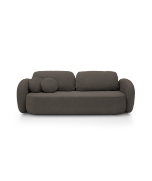 Sofa OLIO z funkcja spania i pojemnikiem CIEMNY SZARY ARAGON 97