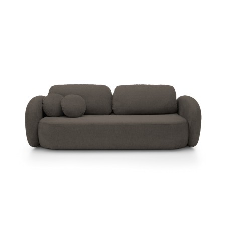 Sofa OLIO z funkcja spania i pojemnikiem CIEMNY SZARY ARAGON 97