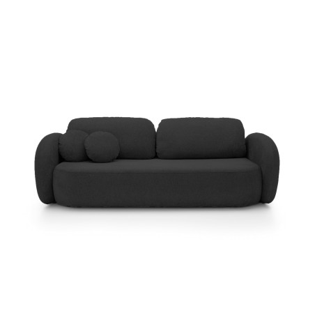 Sofa OLIO z funkcja spania i pojemnikiem ANTRACYTOWY ARAGON 99