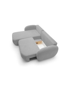 Narożnik OLIO Lewostronny w tkaninie Aragon 90