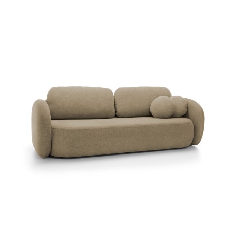 Sofa OLIO z funkcja spania i pojemnikiem CAPPUCINO ARAGON 14