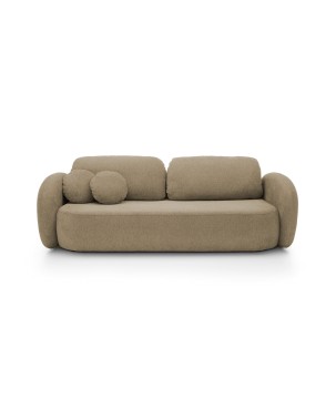 Sofa OLIO z funkcja spania i pojemnikiem CAPPUCINO ARAGON 14