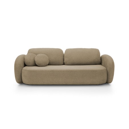 Sofa OLIO z funkcja spania i pojemnikiem CAPPUCINO ARAGON 14