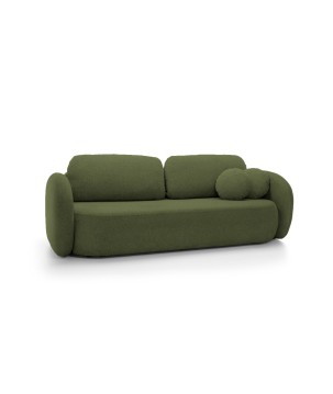 Sofa OLIO z funkcja spania i pojemnikiem ZIELONY ARAGON 39