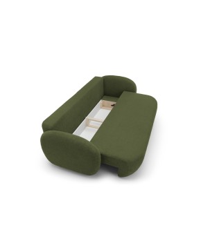 Sofa OLIO z funkcja spania i pojemnikiem ZIELONY ARAGON 39