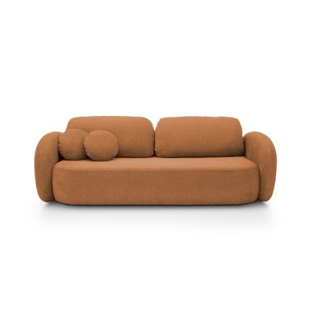 Sofa OLIO z funkcja spania i pojemnikiem MIEDZIANY ARAGON 56