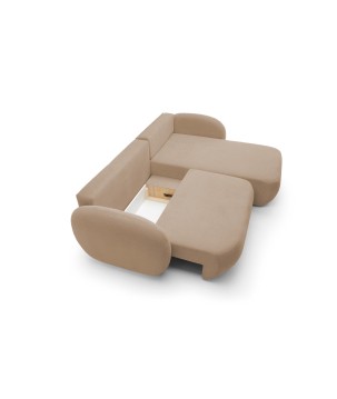 Narożnik OLIO Prawostronny w tkaninie Aragon 14