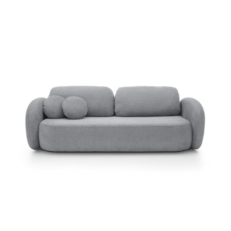 Sofa OLIO z funkcja spania i pojemnikiem JASNY SZARY ARAGON 93