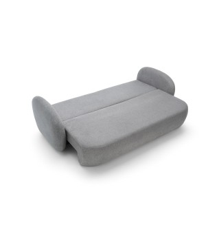 Sofa OLIO z funkcja spania i pojemnikiem JASNY SZARY ARAGON 93