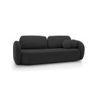 Sofa OLIO z funkcja spania i pojemnikiem ANTRACYTOWY ARAGON 99