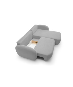 Narożnik OLIO Prawostronny w tkaninie Aragon 90