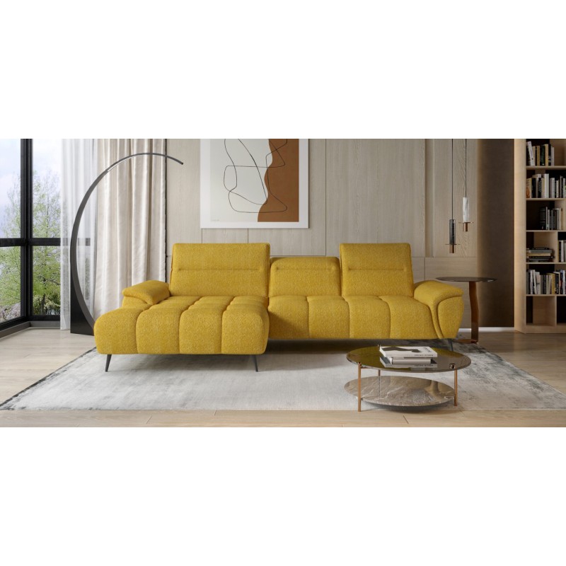 Narożnik MONTANA S układ L Lewostronny z elektryczną regulacją siedziska WERSAL