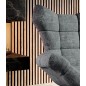 Fotel SENSI Relax obrotowy 360° z funkcją bujania w tkaninie Breath 93