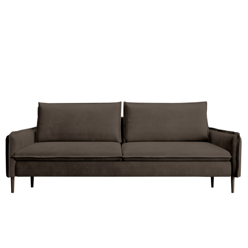 SOFA GLOSSY z funkcją spania i pojemnikiem,wolnostojąca w tkaninie APHRODITE 07 WERSAL