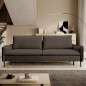 SOFA GLOSSY z funkcją spania i pojemnikiem,wolnostojąca w tkaninie APHRODITE 07 WERSAL