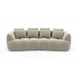 SOFA Kanapa BESSO wolnostojąca w tkaninie ARTICO 04