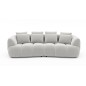 SOFA Kanapa BESSO wolnostojąca w tkaninie ARTICO 03