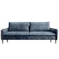 SOFA GLOSSY z funkcją spania i pojemnikiem,wolnostojąca w tkaninie APHRODITE 15 WERSAL