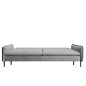 SOFA GLOSSY z funkcją spania i pojemnikiem,wolnostojąca w tkaninie APHRODITE 19 WERSAL