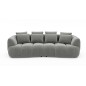 SOFA Kanapa BESSO wolnostojąca w tkaninie ARTICO 05
