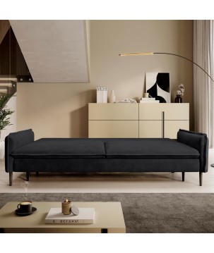 SOFA GLOSSY z funkcją spania i pojemnikiem,wolnostojąca w tkaninie APHRODITE 23 WERSAL