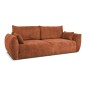 Sofa Kanapa SAPHIRE 3 osobowa wolnostojąca w tkaninie FLOW 09