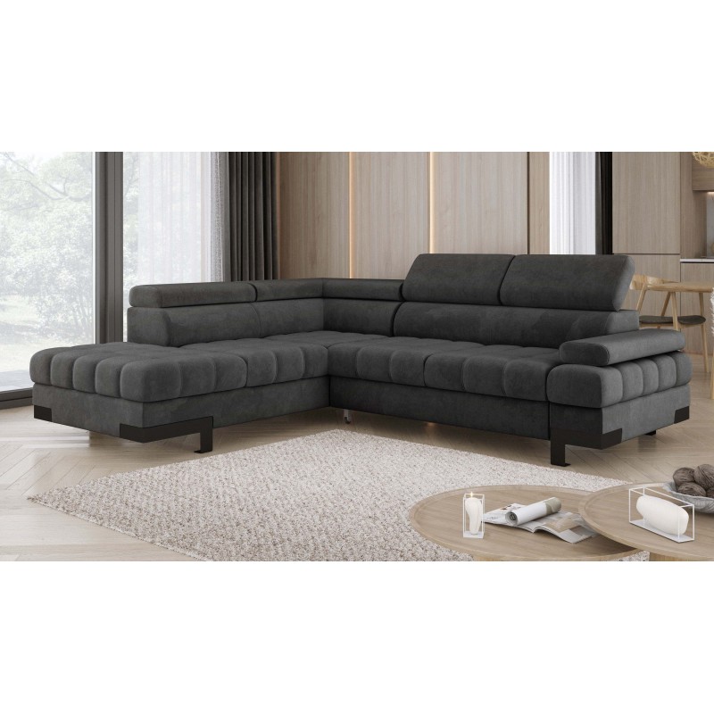 Narożnik SELVA L z funkcją spania i pojemnikiem SALVADOR 16 WERSAL