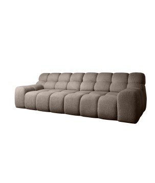 Sofa Kanapa CAMPILE 4 osobowa z elektryczną regulacją siedziska wolnostojąca w tkaninie EDEN 04 WERSAL