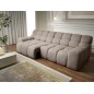 Sofa Kanapa CAMPILE 4 osobowa z elektryczną regulacją siedziska wolnostojąca w tkaninie EDEN 04 WERSAL