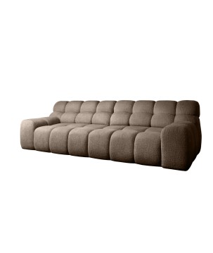 Sofa Kanapa CAMPILE 4 osobowa z elektryczną regulacją siedziska wolnostojąca w tkaninie EDEN 05 WERSAL