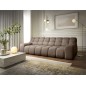 Sofa Kanapa CAMPILE 4 osobowa z elektryczną regulacją siedziska wolnostojąca w tkaninie EDEN 05 WERSAL