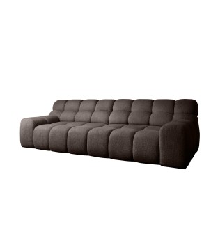 Sofa Kanapa CAMPILE 4 osobowa z elektryczną regulacją siedziska wolnostojąca w tkaninie EDEN 08 WERSAL