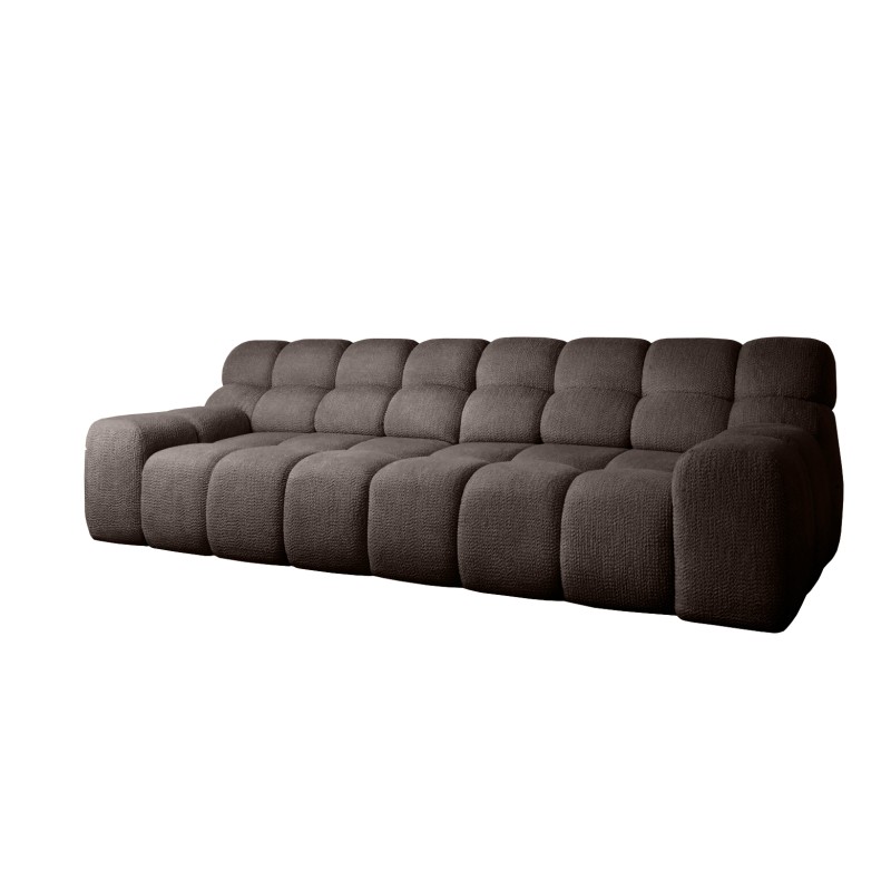 Sofa Kanapa CAMPILE 4 osobowa z elektryczną regulacją siedziska wolnostojąca w tkaninie EDEN 08 WERSAL