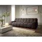 Sofa Kanapa CAMPILE 4 osobowa z elektryczną regulacją siedziska wolnostojąca w tkaninie EDEN 08 WERSAL